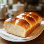 Pains au lait maison dorés et moelleux tout juste sortis du four